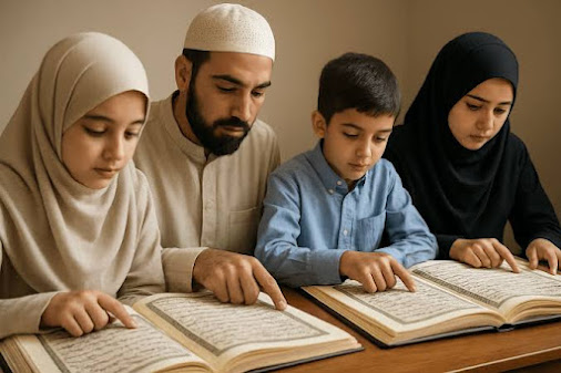 In-person Quran class with a Quran teacher